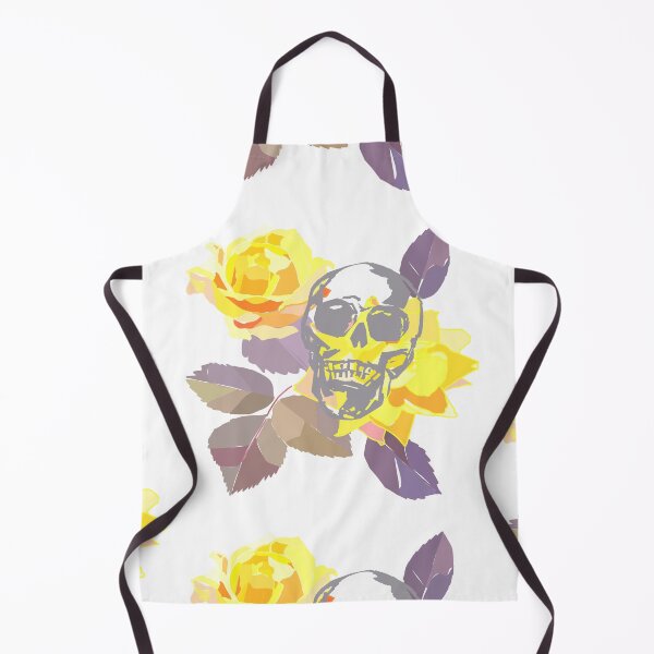 Item preview, Skull and flowers designed and sold by stavina.