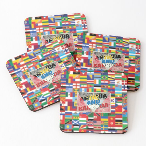Item preview, Antigua and Barbuda Vintage style retro souvenir designed and sold by DeveloperProp0.