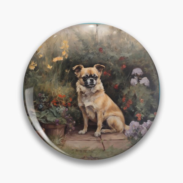 Item preview, Chihuahua Sitting in A Garden designed and sold by HouseOfRosy.
