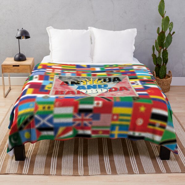 Item preview, Antigua and Barbuda Vintage style retro souvenir designed and sold by DeveloperProp0.