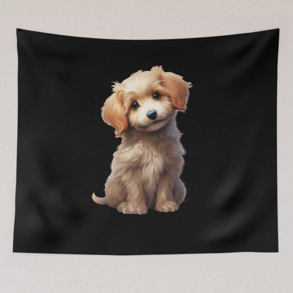 Item preview, Cute fluffy dog designed and sold by DarkFablecation.