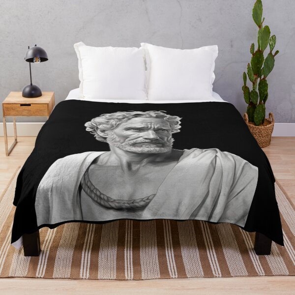Item preview, Seneca The Younger - Black & White Sketch with Functional Aesthetics designed and sold by The Stoic Sigma.