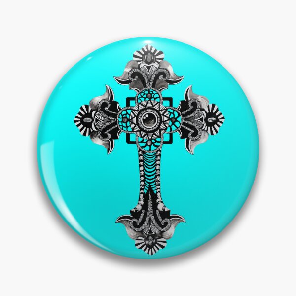 Item preview, Ornate Cross designed in ink and pencil designed and sold by Art Extraordinaire from Linda McMillen to you.