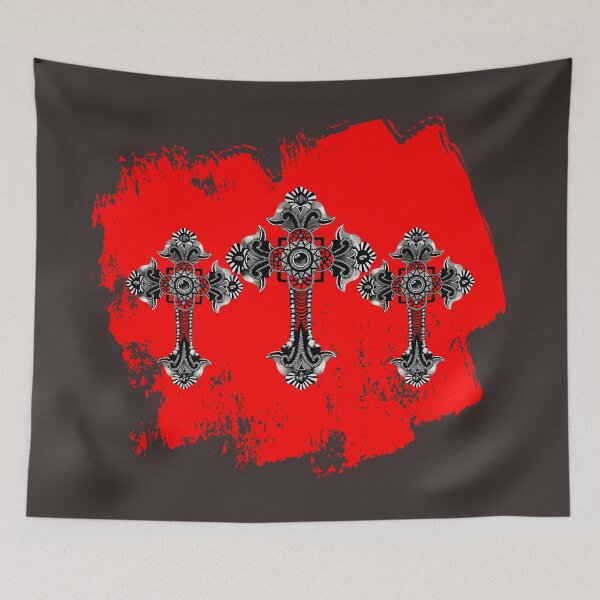 Item preview, Ornate Cross designed in ink and pencil designed and sold by Art Extraordinaire from Linda McMillen to you.