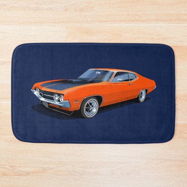 Item preview, 1970 Ford Torino Cobra Jet in red orange designed and sold by candc-retro.