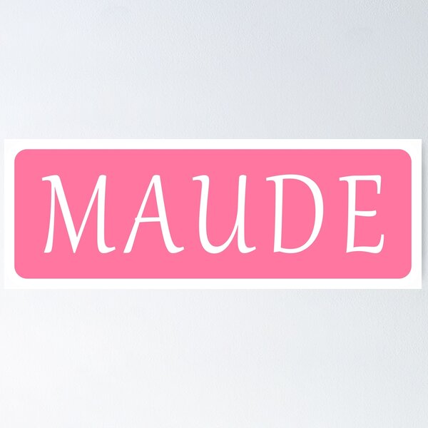 Item preview, Maude Girls Name designed and sold by Jeallan Designs.