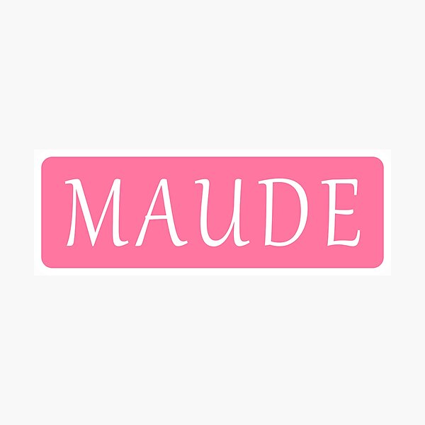 Item preview, Maude Girls Name designed and sold by Jeallan Designs.