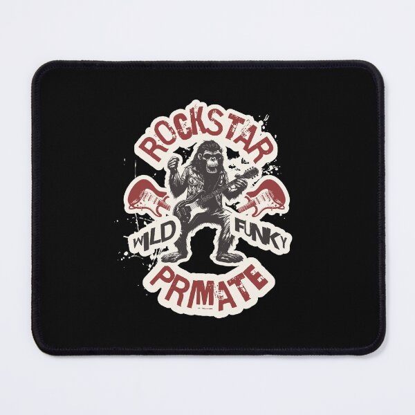 Item preview, primate estrella de rock designed and sold by hamishby.