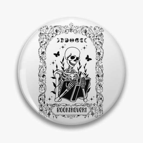 Artikelvorschau, Skeleton Booktrovert entworfen und verkauft von dooddles.