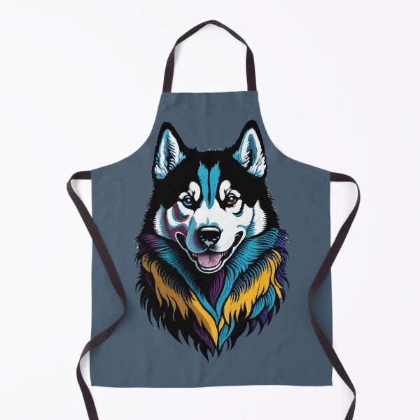 Item preview, Cute Husky, happy, smiling designed and sold by CatCoconut-Art.