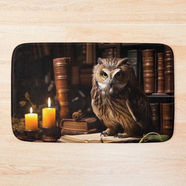Item preview, Owl in the study designed and sold by AI-G-I-.