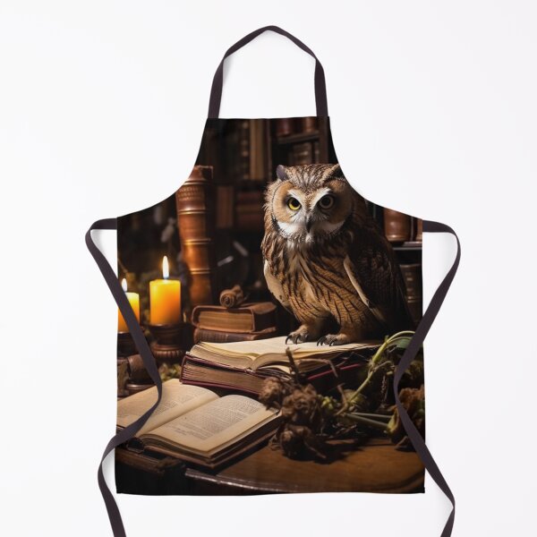 Item preview, Owl in the study designed and sold by AI-G-I-.