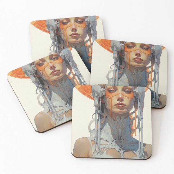 Item preview, Sci-Fi Princess - Futuristic Woman Portrait Inspired by Moebius designed and sold by Vril Design.