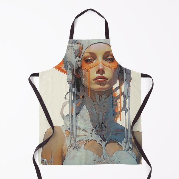 Item preview, Sci-Fi Princess - Futuristic Woman Portrait Inspired by Moebius designed and sold by Vril Design.