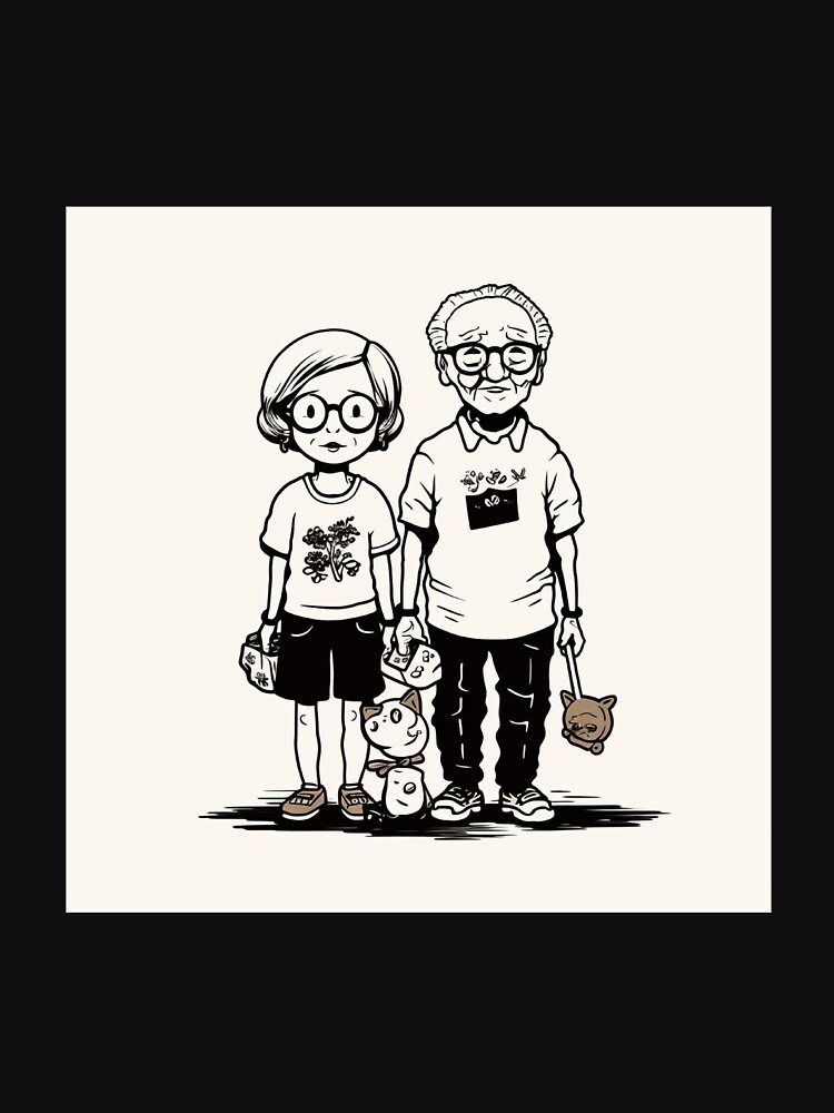 Premium Vector | Draw doodle styles of grandparents day. | Cartoon grandma,  Cute drawings, Family cartoon