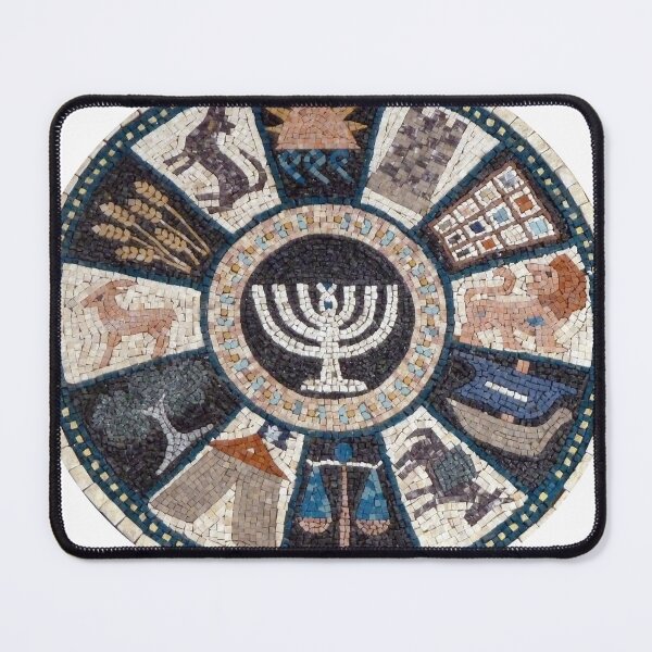 Item preview, mosaic Hebrew, Jewish, 12 tribes designed and sold by NINO CHICHUA.