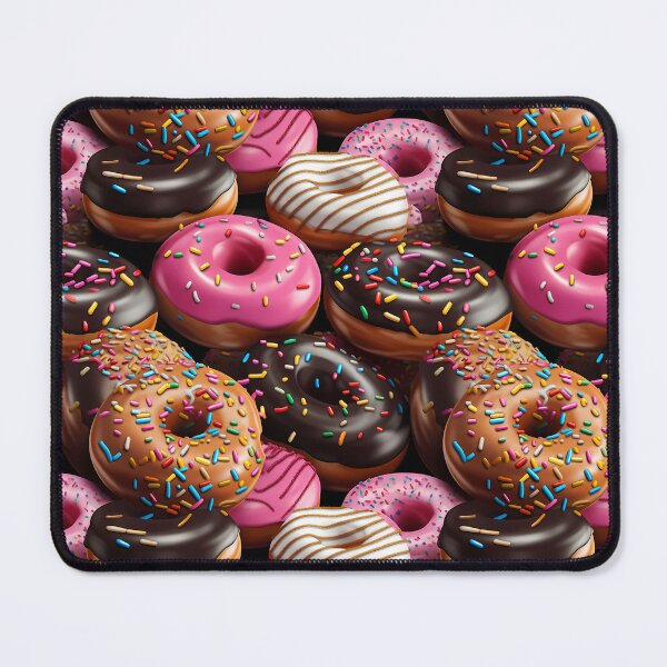 Item preview, Realistic Donuts Seamless Pattern designed and sold by PatternStudios.