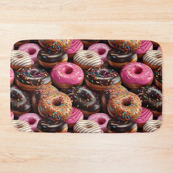 Item preview, Realistic Donuts Seamless Pattern designed and sold by PatternStudios.