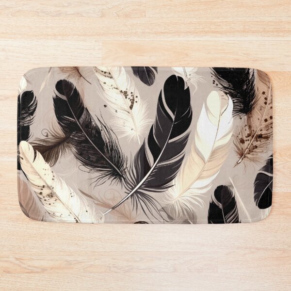Item preview, Feathers - Beige, brown, gray, black, white 2 designed and sold by Highlandkings.