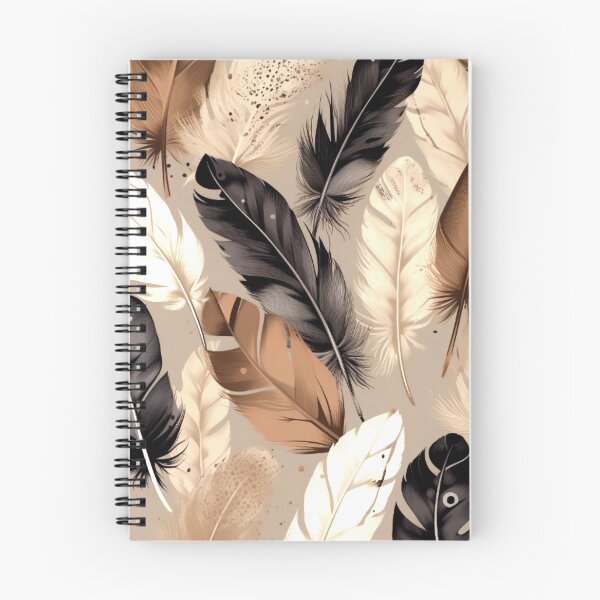 Item preview, Feathers - Beige, brown, gray, black, white 3 designed and sold by Highlandkings.