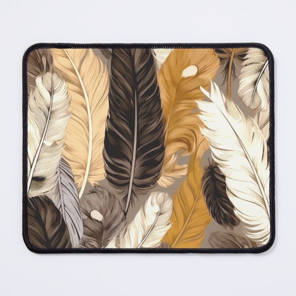Item preview, Feathers - Beige, brown, gray, black, white designed and sold by Highlandkings.