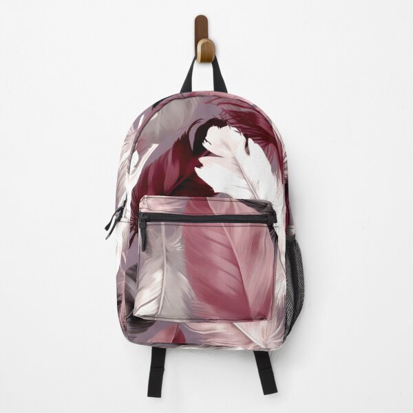 Artikelvorschau, Feathers - Burgundy, blush, ivory, silver, gray 2 entworfen und verkauft von Highlandkings.