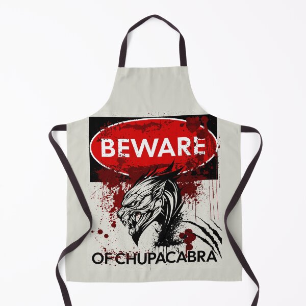 Item preview, Beware of Chupacabra sign designed and sold by HolidayBug.
