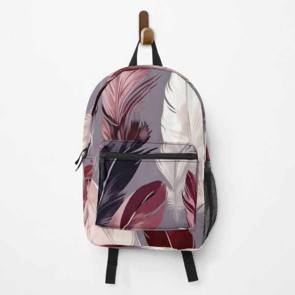 Artikelvorschau, Feathers - Burgundy, blush, ivory, silver, gray 4 entworfen und verkauft von Highlandkings.