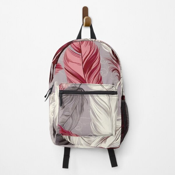 Artikelvorschau, Feathers - Burgundy, blush, ivory, silver, gray 5 entworfen und verkauft von Highlandkings.