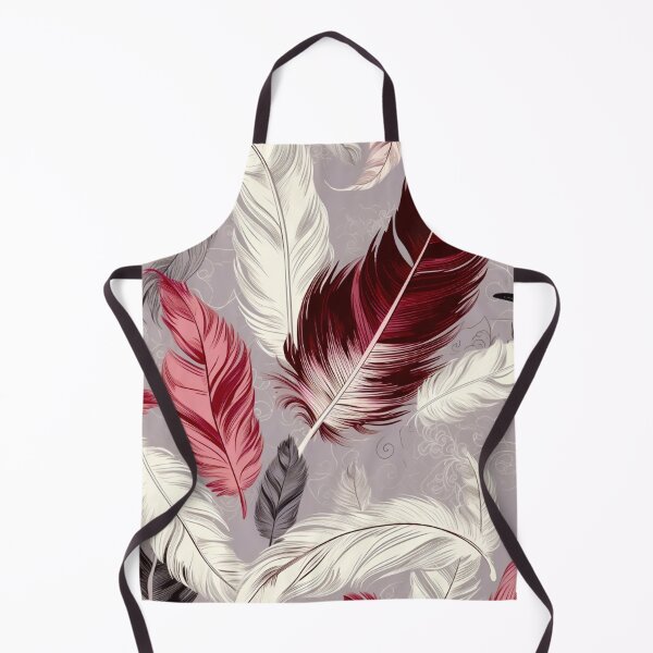 Item preview, Feathers - Burgundy, blush, ivory, silver, gray 5 designed and sold by Highlandkings.
