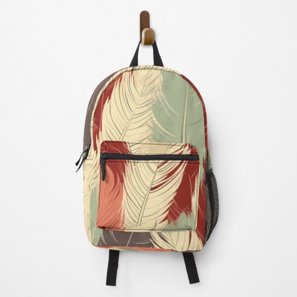 Artikelvorschau, Feathers - Burgundy, coral, sage, ivory, silver entworfen und verkauft von Highlandkings.