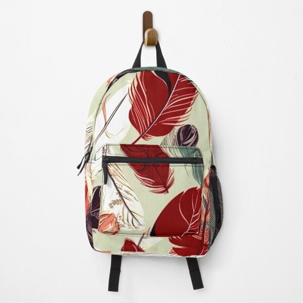 Artikelvorschau, Feathers - Burgundy, coral, sage, ivory, silver 3 entworfen und verkauft von Highlandkings.