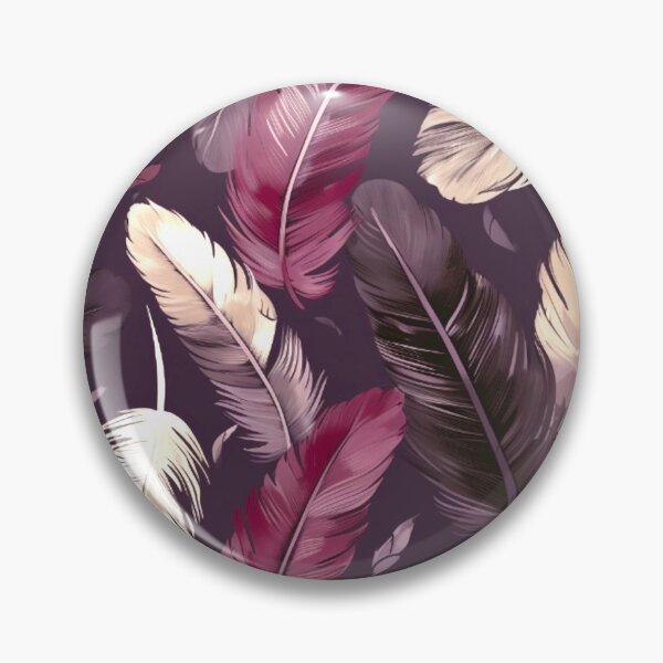 Artikelvorschau, Feathers - Burgundy, eggplant, blush, silver, black entworfen und verkauft von Highlandkings.