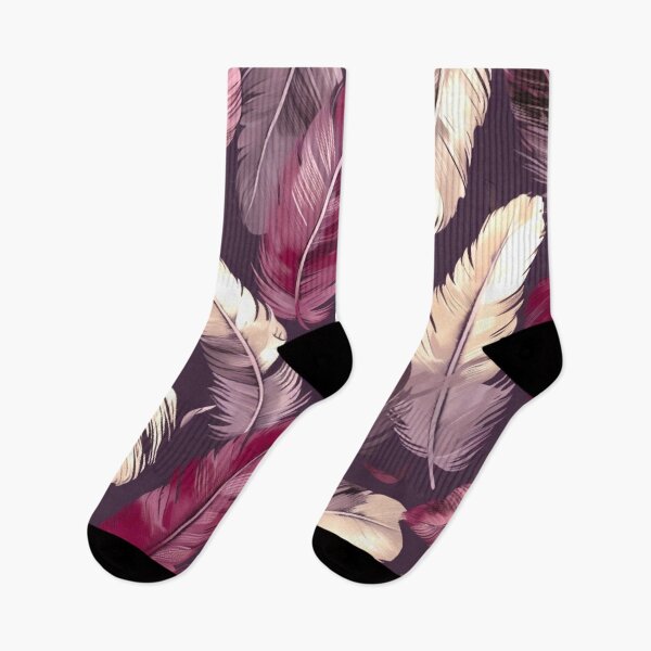 Item preview, Feathers - Burgundy, eggplant, blush, silver, black designed and sold by Highlandkings.
