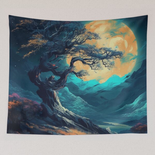 Item preview, Moonlit Tree designed and sold by Dawn van Doorn.