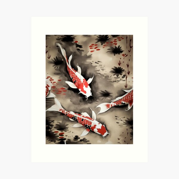 Japanese Koi Carp Tattoo Print Men's Baseball Jersey – Love Mine Gifts