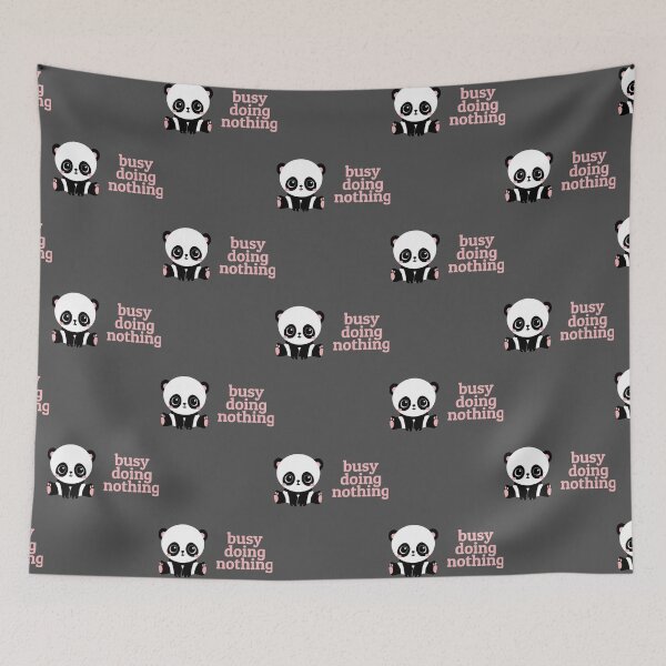 Item preview, Busy Doing Nothing Panda designed and sold by vhubers.
