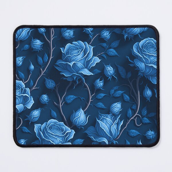 Item preview, Azure Whispers: The Captivating Blue Rose Pattern! designed and sold by MeowtifullyCute.