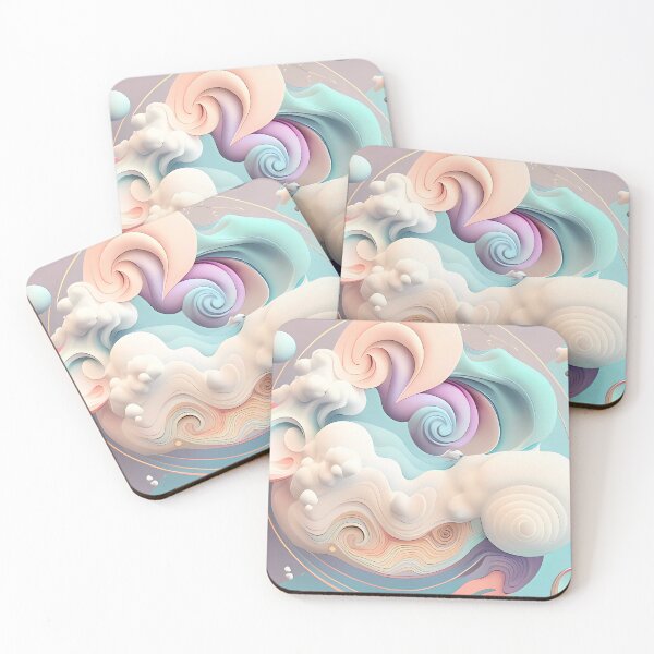 Item preview, Pastel Abstract Ice Cream Pattern designed and sold by HouseOfRosy.