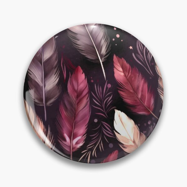 Artikelvorschau, Feathers - Burgundy, eggplant, blush, silver, black 2 entworfen und verkauft von Highlandkings.