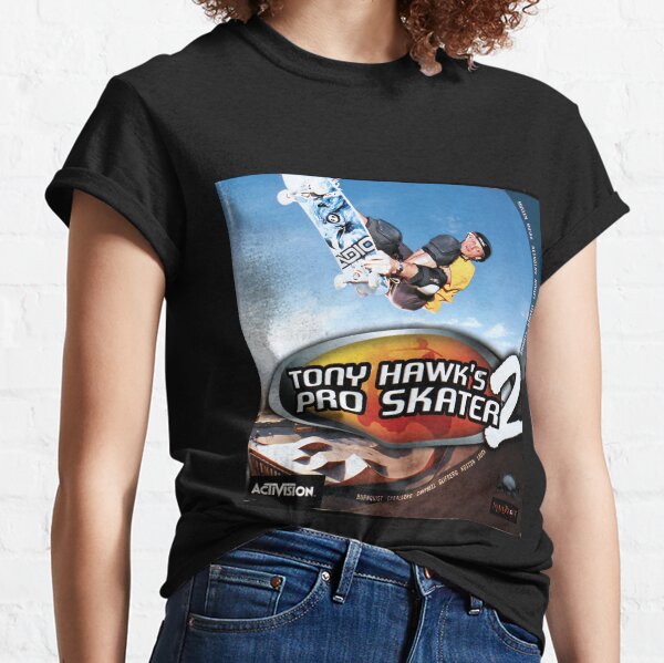 Tony Hawk's Pro Skater 1 Logo T Shirt 100% Cotton