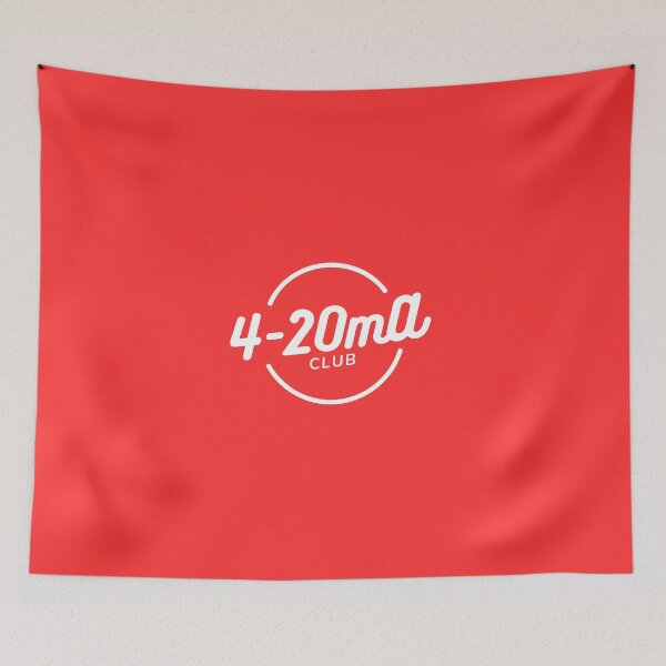 Item preview, 4-20mA Club: Red and White designed and sold by thesparkystore.