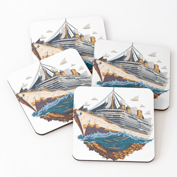 Item preview, RMS Titanic illustration designed and sold by RalixKlub.
