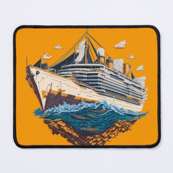 Item preview, RMS Titanic illustration designed and sold by RalixKlub.