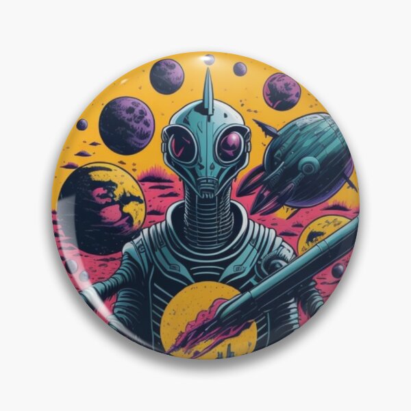 Item preview, An alien from the Metal Road Galaxy. designed and sold by SaraSumi.