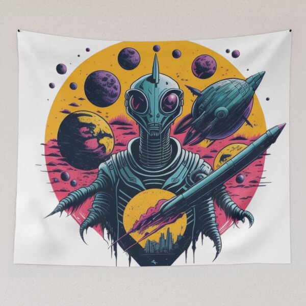 Item preview, An alien from the Metal Road Galaxy. designed and sold by SaraSumi.