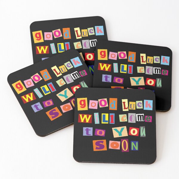 Item preview, Good luck will come to you soon - Magazine Letters designed and sold by EunsooLee.