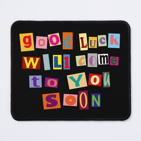 Item preview, Good luck will come to you soon - Magazine Letters designed and sold by EunsooLee.
