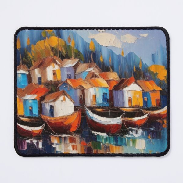 Item preview, Fishing Village designed and sold by kultomatic.