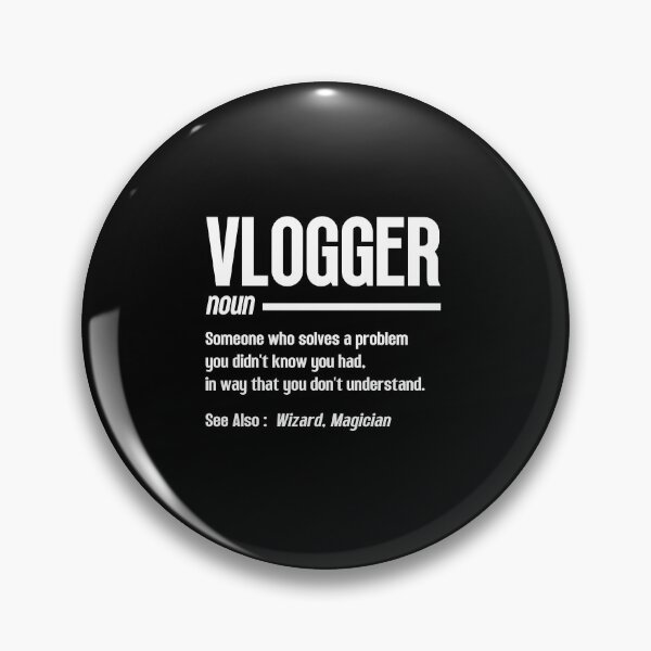 Item preview, Vlogger Noun Graphic shirts for vloggers and influencers designed and sold by ScionEros.